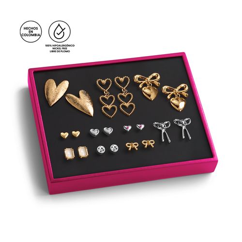 Set de aretes para mujer Glamour Style