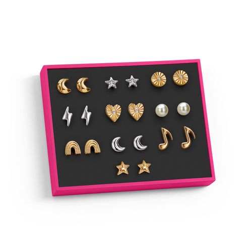Set de aretes para mujer x10 Boogie Mood